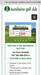 Mobile Screenshot of golfassiniboine.com